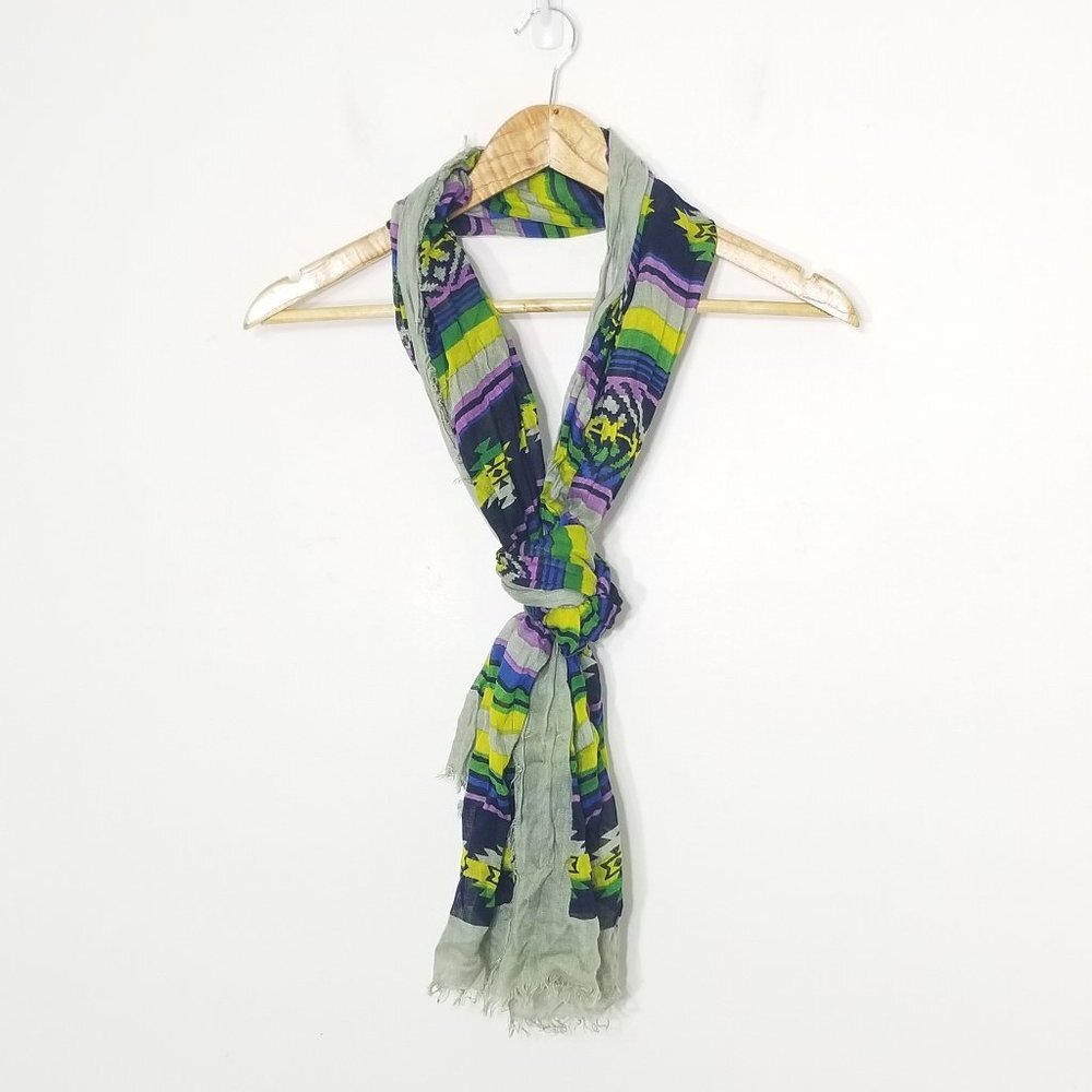 Steve Madden | Southwestern Stripe Ikat Scarf OS